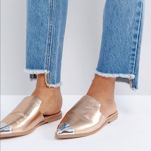 ASOS pointed toe mules